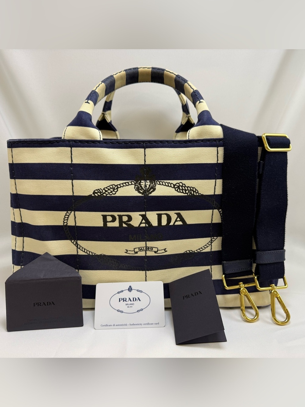Vintage Prada / Prada Tote / Prada Large Bag / Prada Travel / Prada Canvas